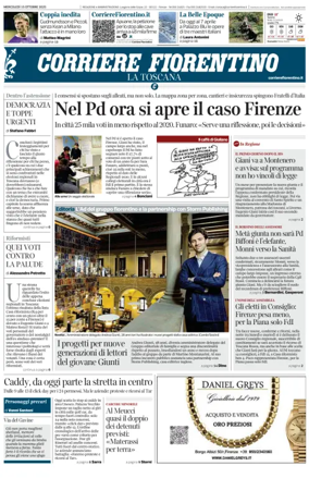 Cover of Corriere Fiorentino