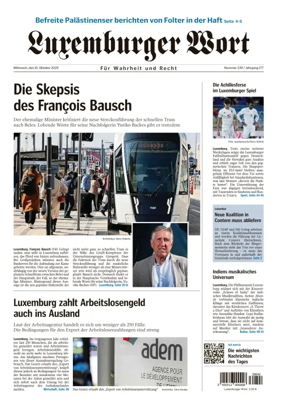 Cover of Luxemburger Wort