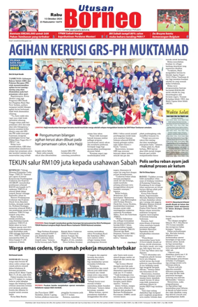 Cover of Utusan Borneo (Sabah)