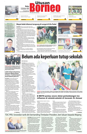 Cover of Utusan Borneo (Sarawak)