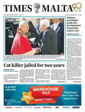 Cover of Times of Malta