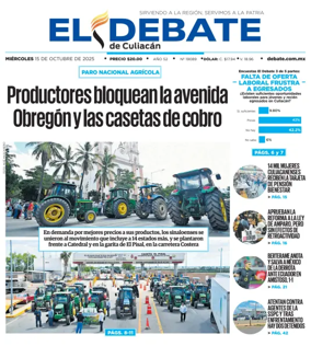 Cover of El Debate de Culiacán