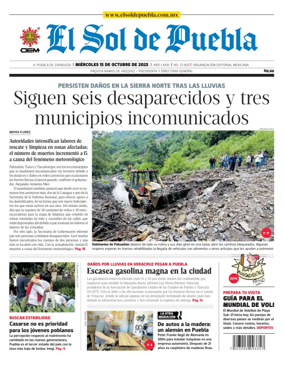 Cover of El Sol de Puebla