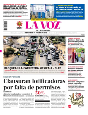 Cover of La Voz de la Frontera