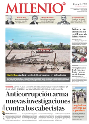 Cover of Milenio Tamaulipas