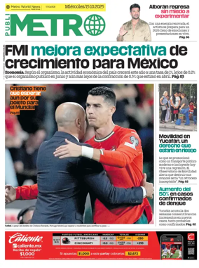 Cover of Publimetro Quintana Roo