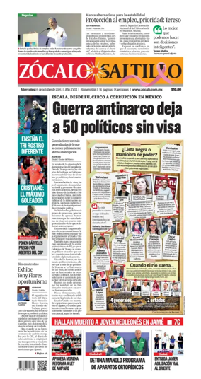 Cover of Zócalo Saltillo