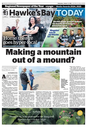 Cover of Hawke's Bay Today