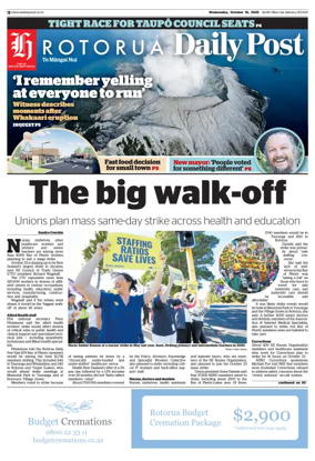 Cover of Rotorua Daily Post