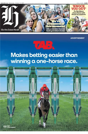 Cover of The New Zealand Herald