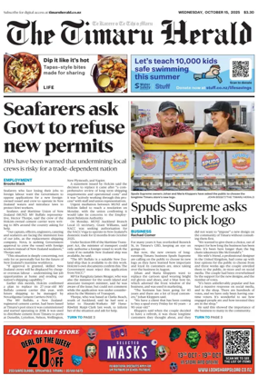 Cover of The Timaru Herald