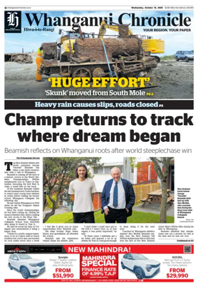 Cover of Wanganui Chronicle