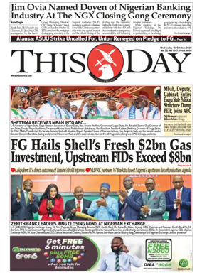 Cover of THISDAY