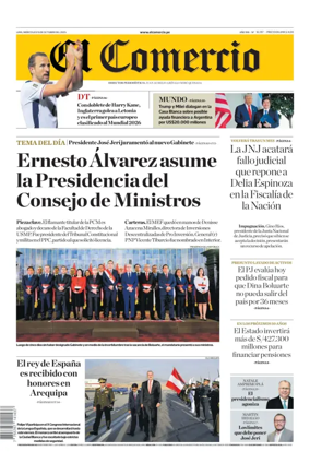 Cover of Diario El Comercio