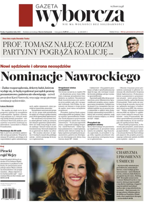 Cover of Gazeta Wyborcza