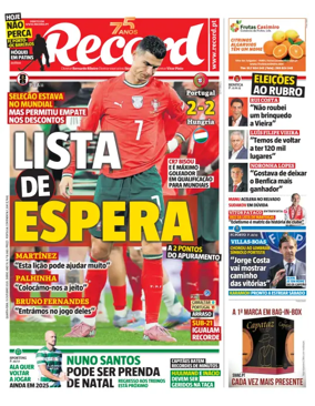 Cover of Record (Portugal)