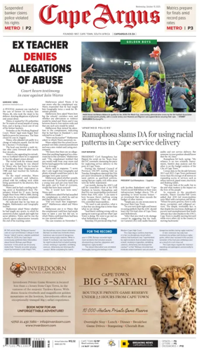 Cover of Cape Argus