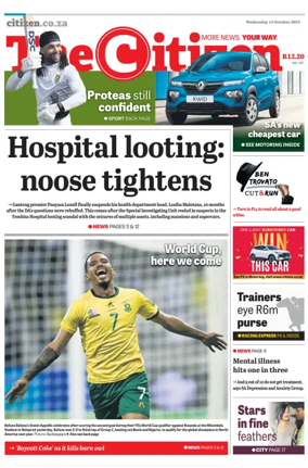 Cover of The Citizen (KZN)