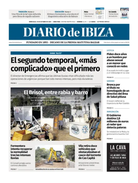 Cover of Diario de Ibiza