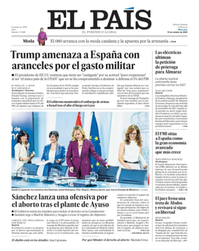 Cover of El País (Catalunya)