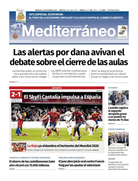 Cover of El Periódico Mediterráneo