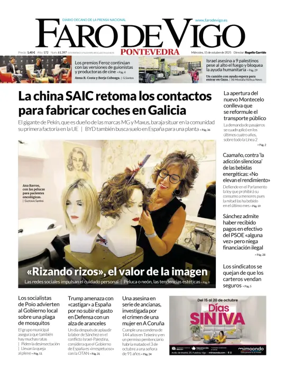 Cover of Faro de Vigo (Pontevedra)