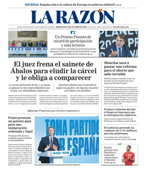 Cover of La Razon (Andalucia)