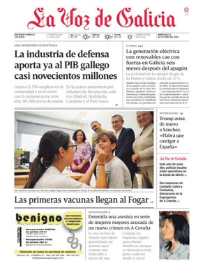 Cover of La Voz de Galicia (Carballo)