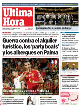 Cover of Ultima Hora