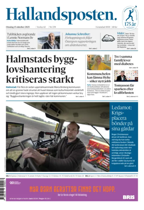 Cover of Hallandsposten