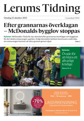 Cover of Lerums Tidning