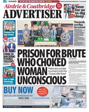 Cover of Airdrie & Coatbridge Advertiser