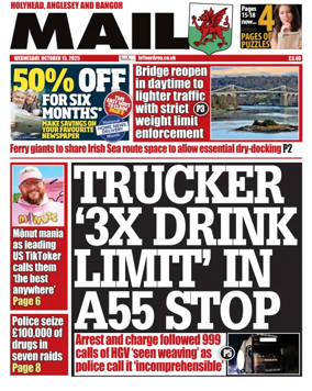 Cover of Bangor Mail