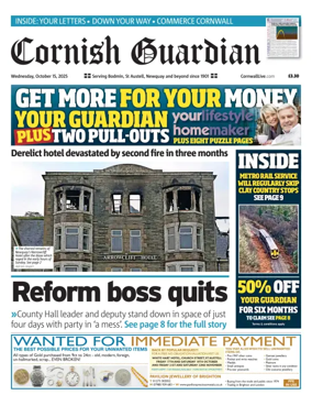 Cover of Cornish Guardian (Newquay & the North Coast)