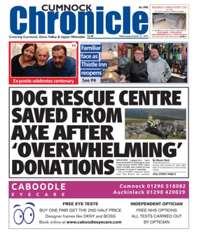 Cover of Cumnock Chronicle