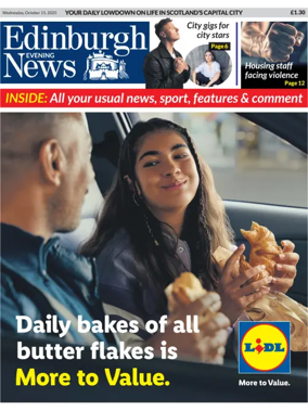 Cover of Edinburgh Evening News