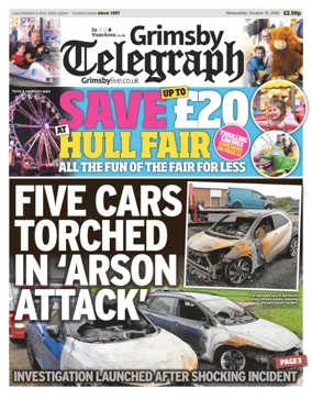 Cover of Grimsby Telegraph