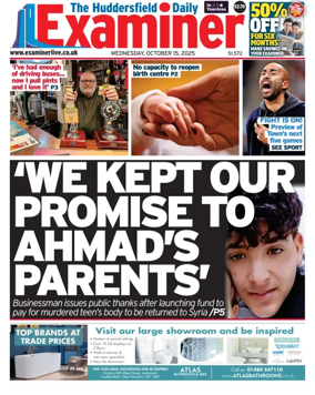 Cover of Huddersfield Daily Examiner