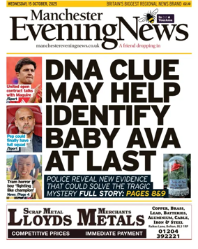Cover of Manchester Evening News