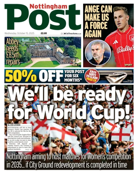 Cover of Nottingham Post