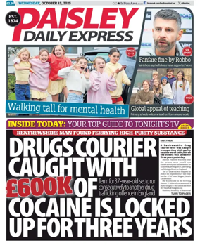 Cover of Paisley Daily Express