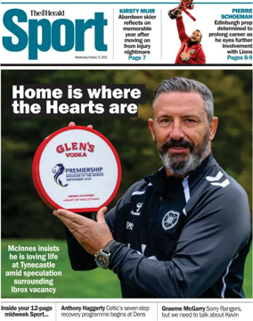 Cover of Herald Sport