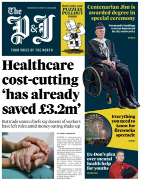 Cover of The Press and Journal (Aberdeenshire)