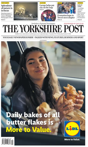 Cover of Yorkshire Post