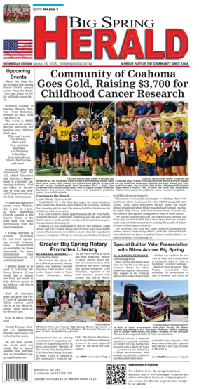 Cover of Big Spring Herald