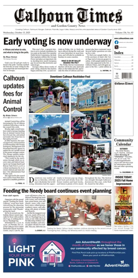 Cover of Calhoun Times