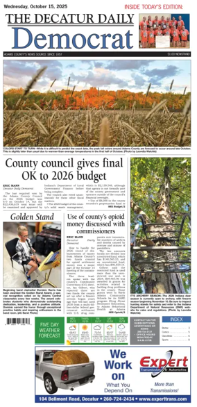 Cover of The Decatur Daily Democrat