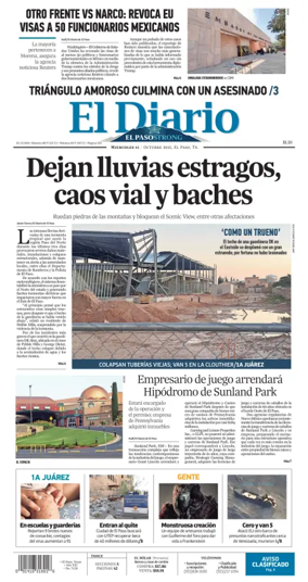 Cover of El Diario de El Paso