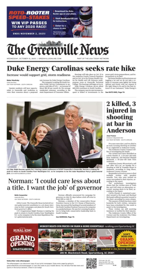 Cover of The Greenville News