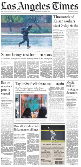 Cover of Los Angeles Times